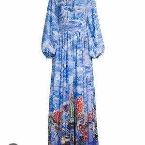 Stella Jean Maxi Dress- Brand New Size 44 (US 10) Retail:$975 Listing price:$350